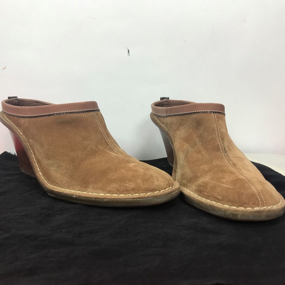 cole haan suede wedge